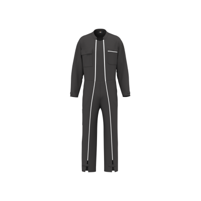 Overall with double zip